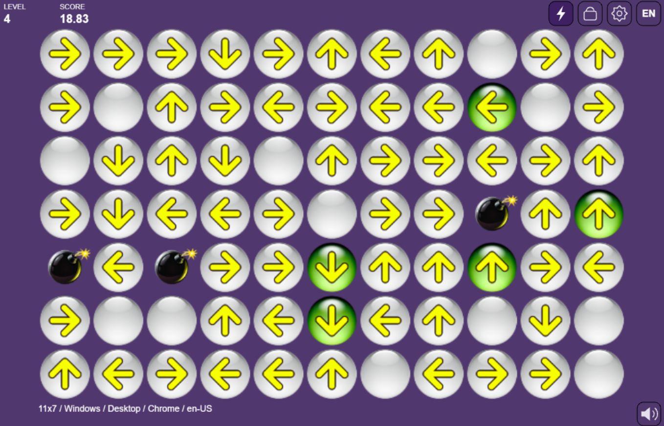 VectorPath game board - balls